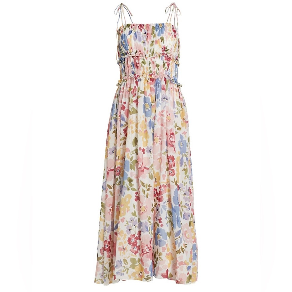 En Saison Constantia Floral Chiffon Maxi Dress